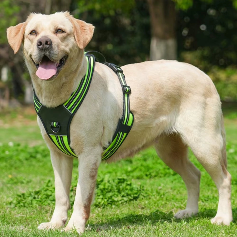 Portable Big Dog Harness Vest Durable Sturdy Pet Harnesses for Medium Large Dogs Pitbull Shepherd Labrador Mascotas Accessories