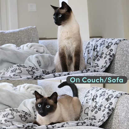 3 Sizes Super Soft Fluffy Premium Fleece Pet Blanket Pet Mat Warm Comfortable Blanket for Cat Dogs Cat Pet Supplies Easy Clean